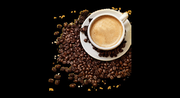 咖啡豆咖啡热饮png元素