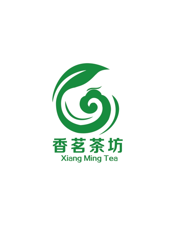 香茗茶坊logo图片