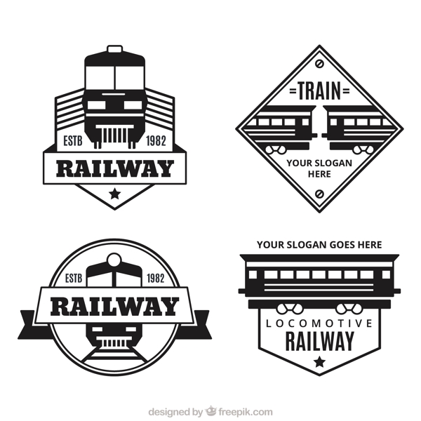 平面设计中列车装饰标志的收集