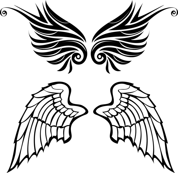 创意翅膀logo设计