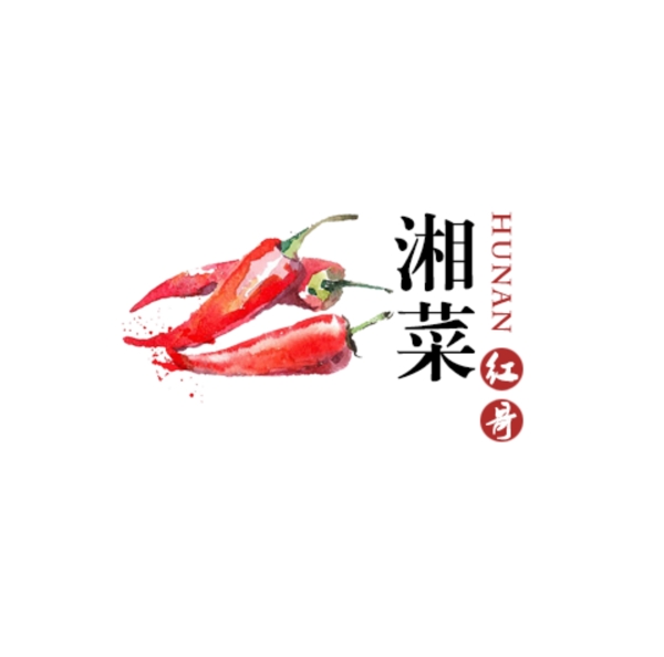 红哥湘菜标志logo