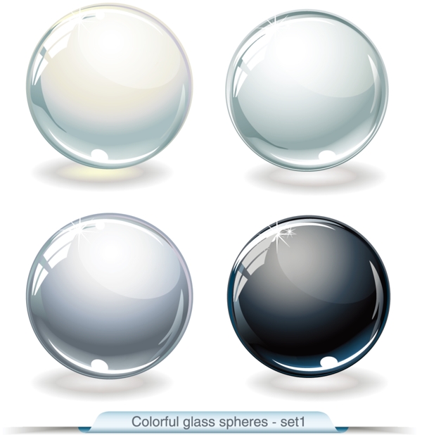 水晶按钮抠图素材