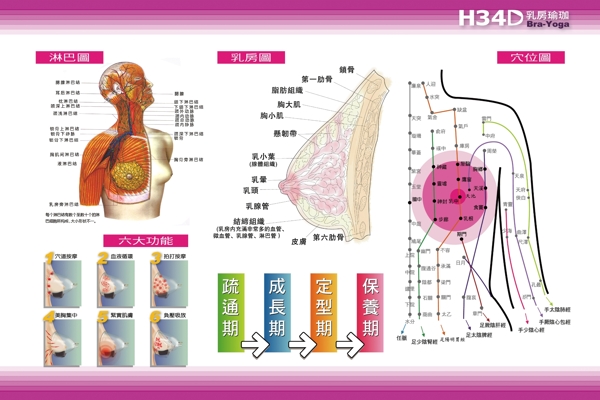 乳房瑜伽图片