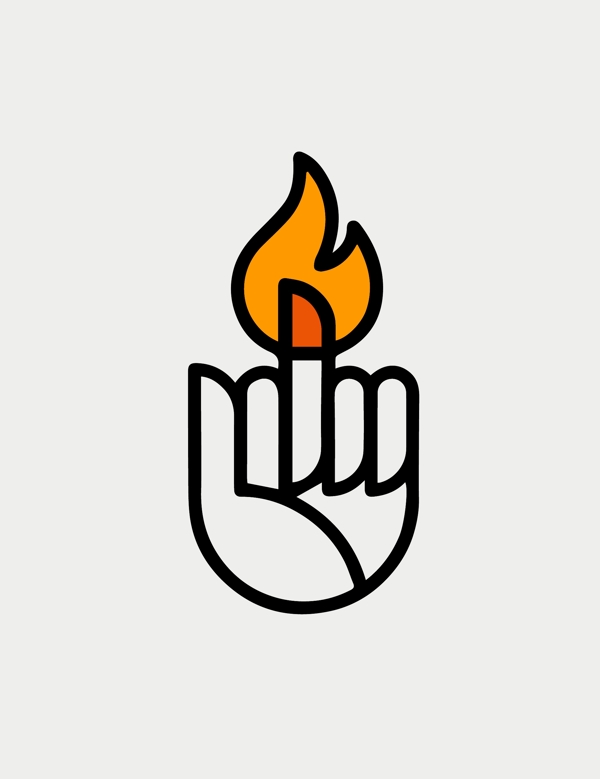 火中指AI图标icon