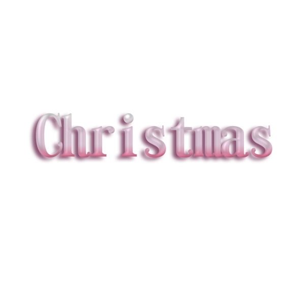 圣诞节圣诞节字母艺术元素设计