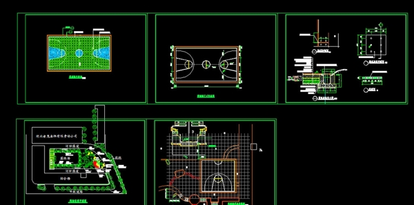 篮球场施工图