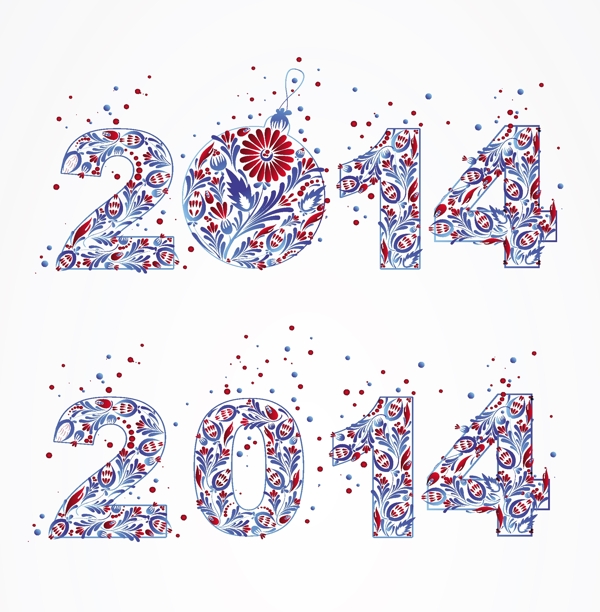 2014花纹字体设计