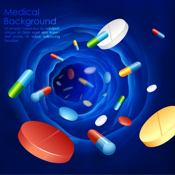 医疗药品海报图片
