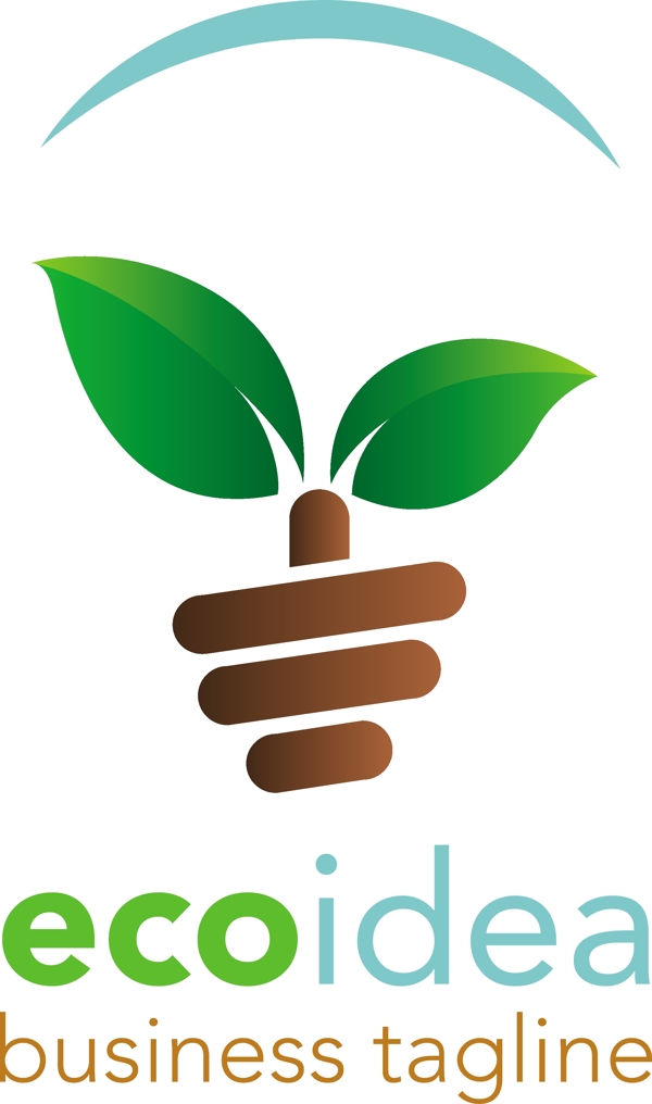 生态友好的标志logo模板