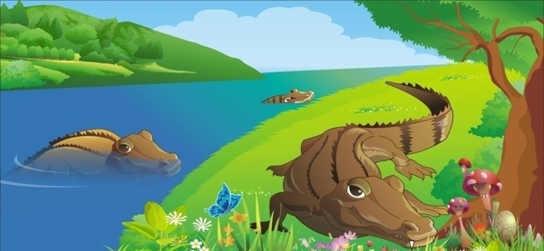 鳄鱼童话森林系列鳄鱼图片
