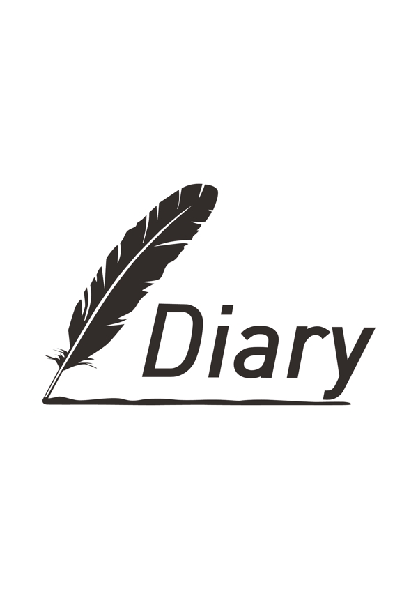 diary羽毛笔