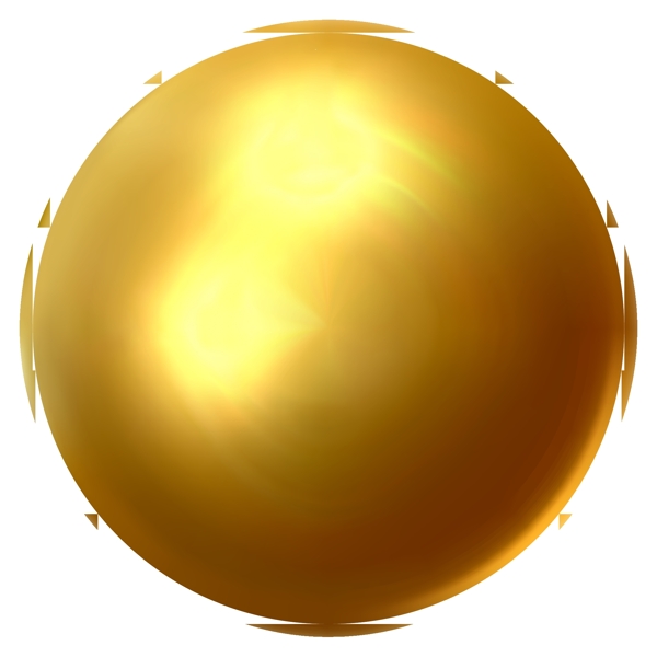 金色球体