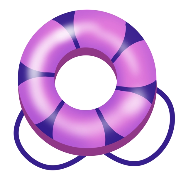 唯美紫色游泳圈