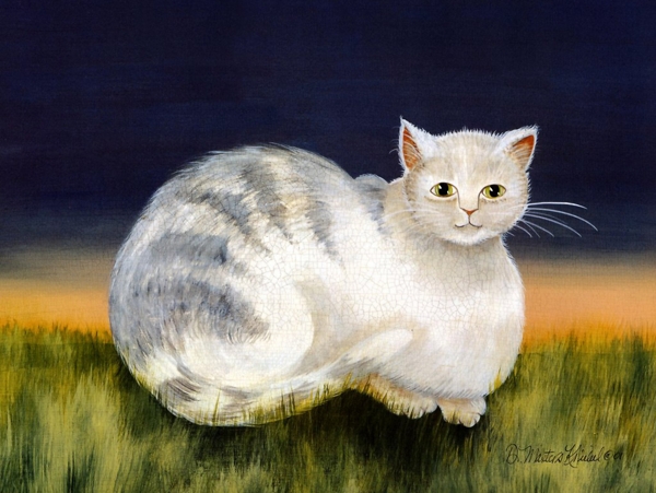 猫咪宠物手绘画52猫