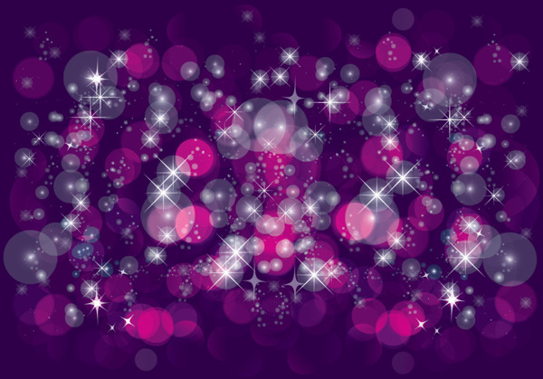 紫色光效星空背景素材