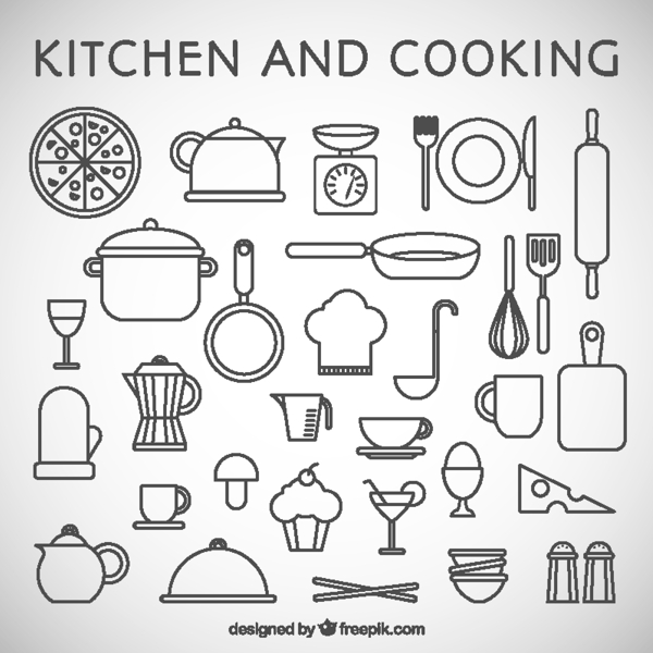 厨房烹饪图标
