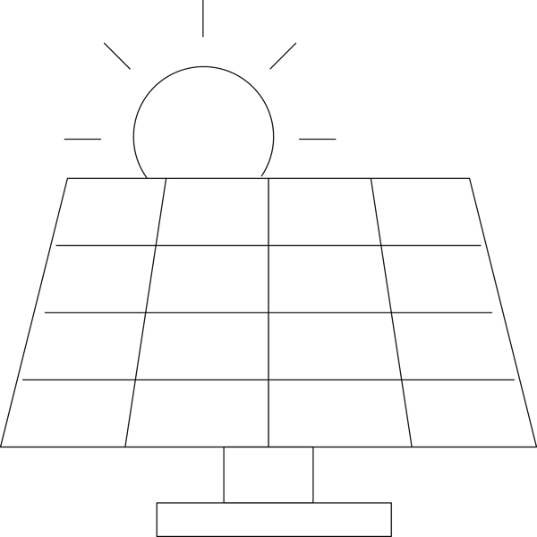 太阳能图标