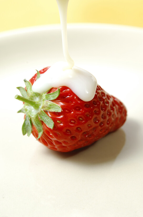 高清奶油草莓