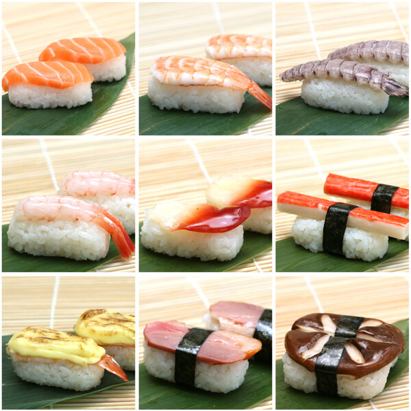 海鲜寿司摄影