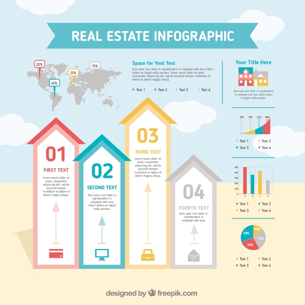 房地产信息图表设计
