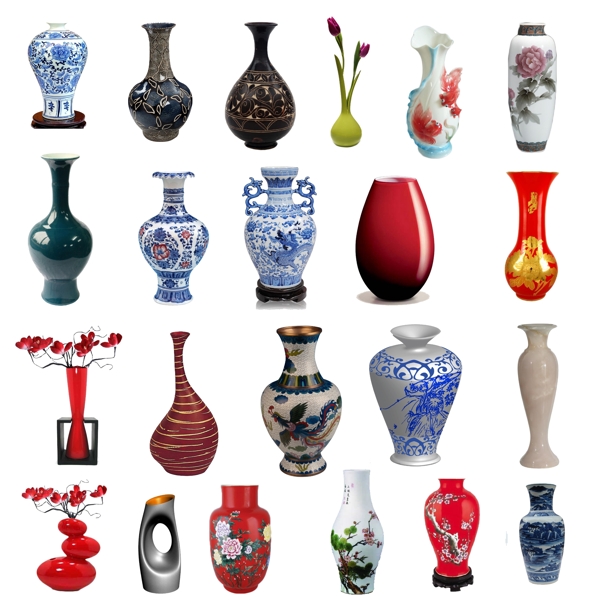 花瓶素材陶瓷花瓶