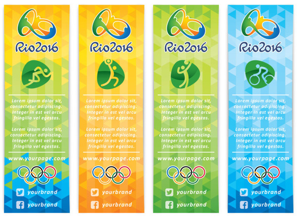 里约奥运会海报设计ai素材