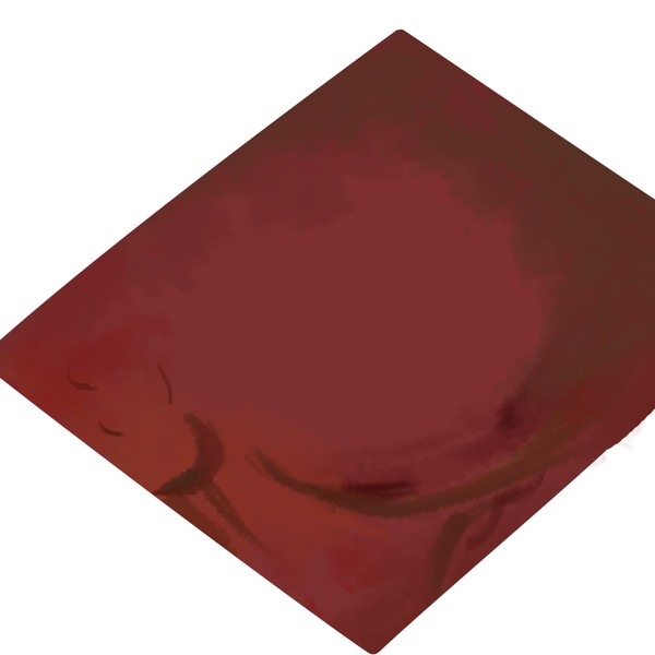 一张红棕色的木板餐垫