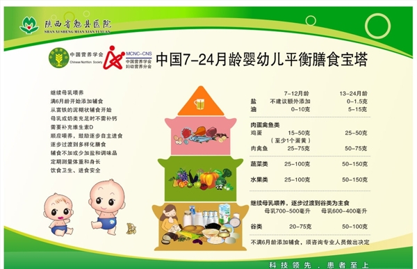 中国724月龄婴幼儿平衡膳食