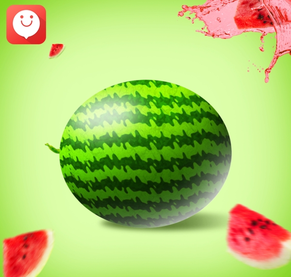 鼠绘水果西瓜有我app图片素材
