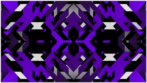 紫色几何形状视频素材