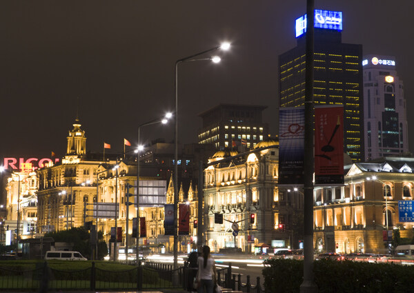 北京上海香港红旗美食旅游胜地东方明珠建筑物饰品茶壶夜景街道