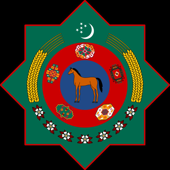 土库曼斯坦国徽的剪贴画