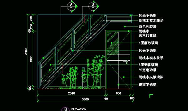 CAD之复式住宅