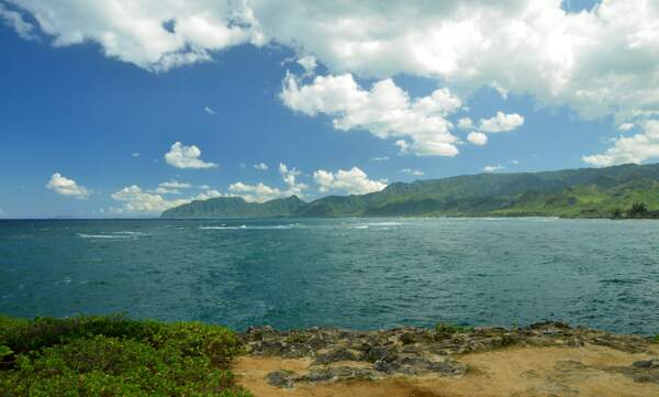 夏威夷海岸风景