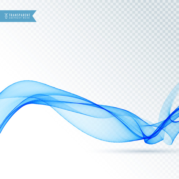 蓝色抽象的形状波浪状的纹理