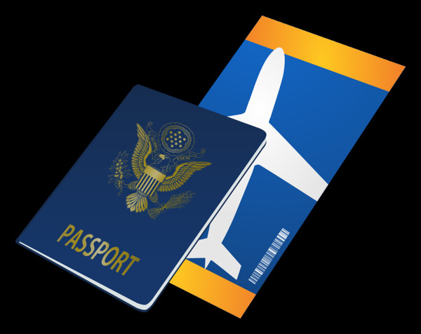 护照和机票