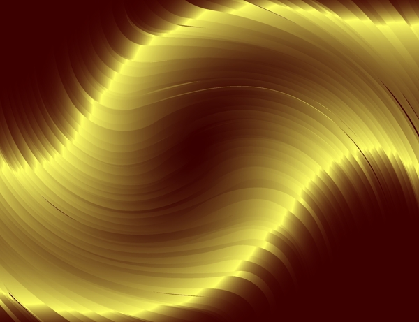 金色动感线条曲线金属背景图片