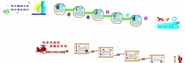 校园科技楼梯文化