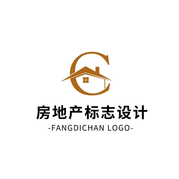 原创简约大气房地产logo标志设计