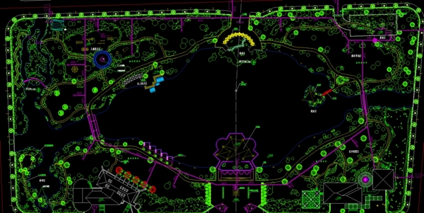 公园景观公园总平面图图片