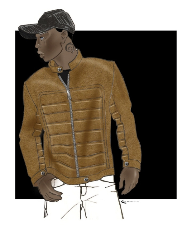 男装夹克设计图