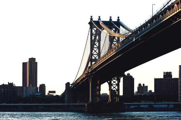 纽约曼哈顿桥梁风景图片