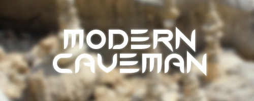 现代洞穴人的字体