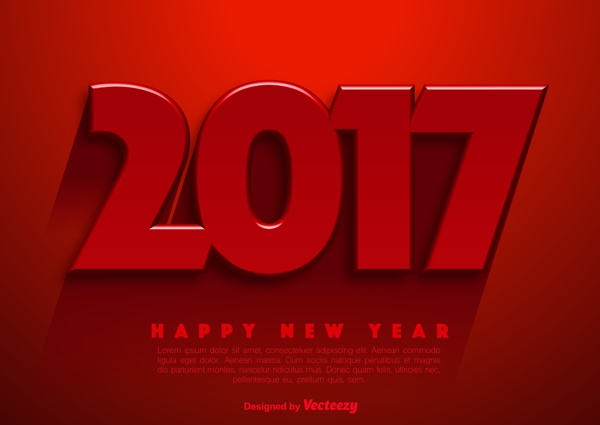 2017新年矢量背景