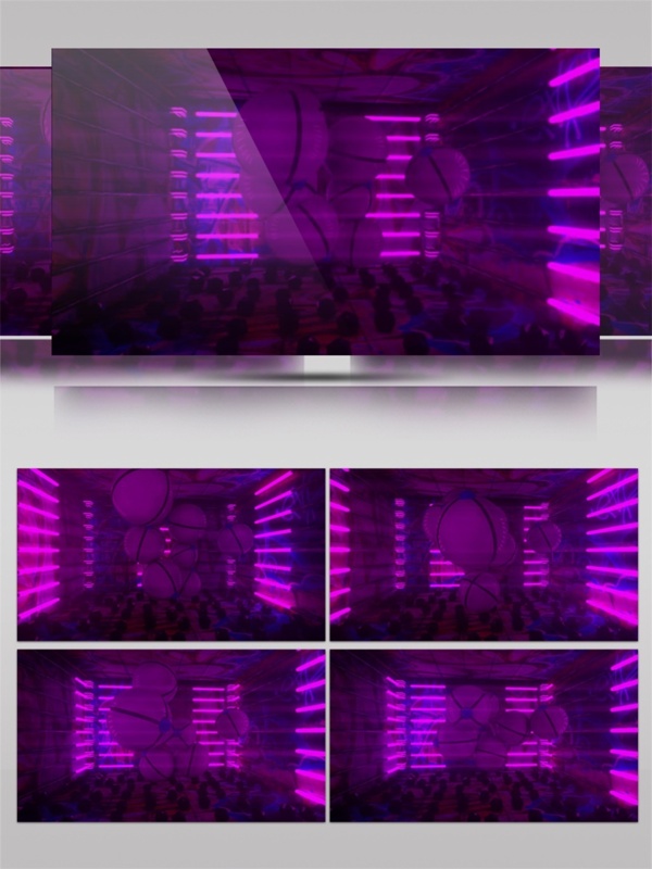 紫色太空隧道视频素材