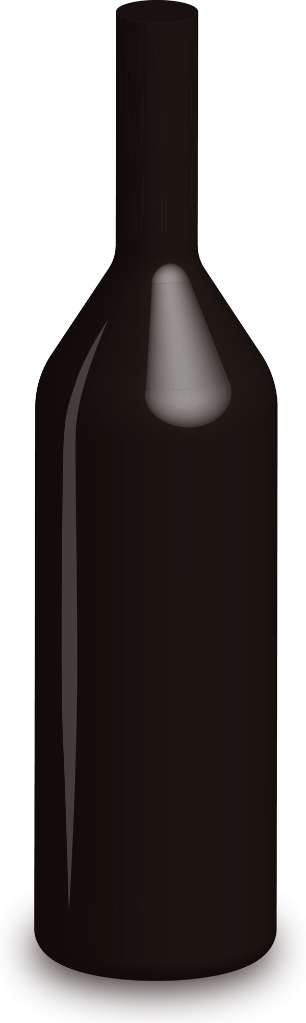 矢量玻璃酱油瓶生活用品瓶子