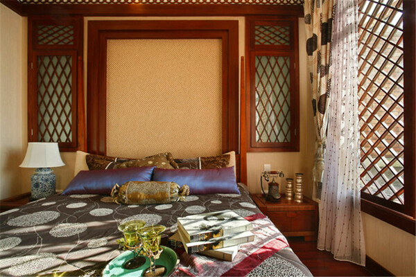 古典中式卧室装修效果图