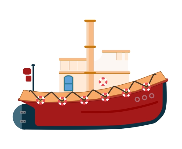 轮船帆船工具