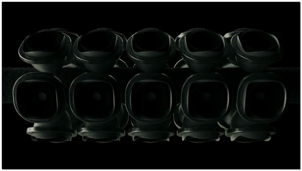 黑色水晶动态背景视频素材