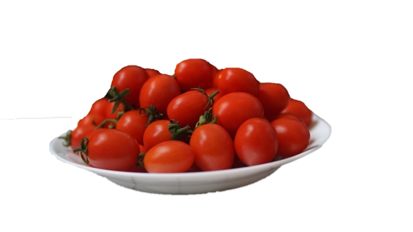 一盘美味营养的西红柿